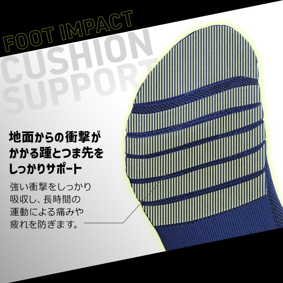 \SALE レビュー&応募で+1枚プレゼント/超衝撃吸収ランニングソックス