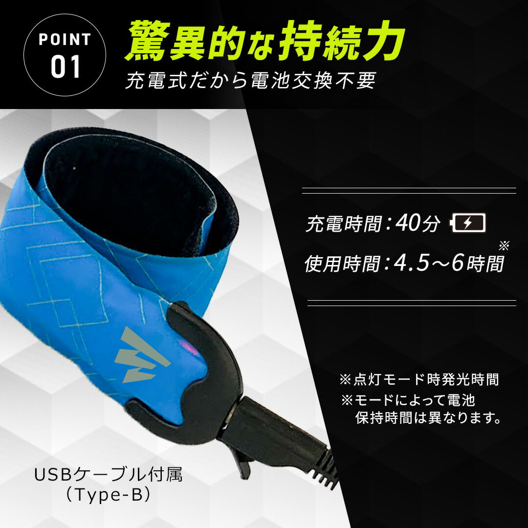 \SALE レビュー&応募で+1枚プレゼント/魔法のランニングライト