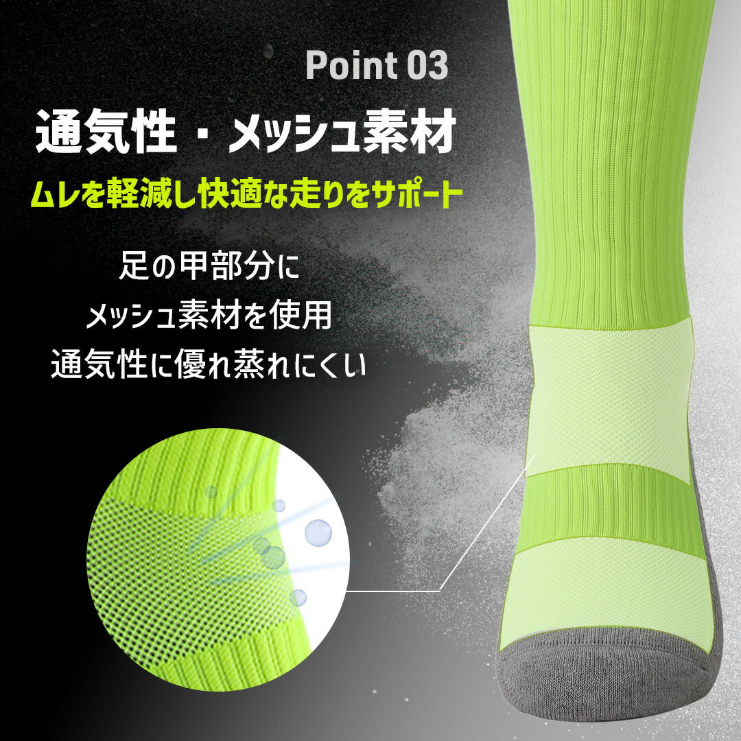 \SALE レビュー&応募で+1枚プレゼント/ランニングソックスミドル 3足セット