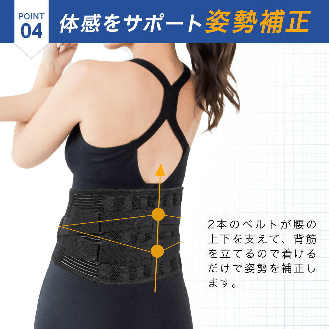 \SALE レビュー&応募で+1枚プレゼント/腰サポーター