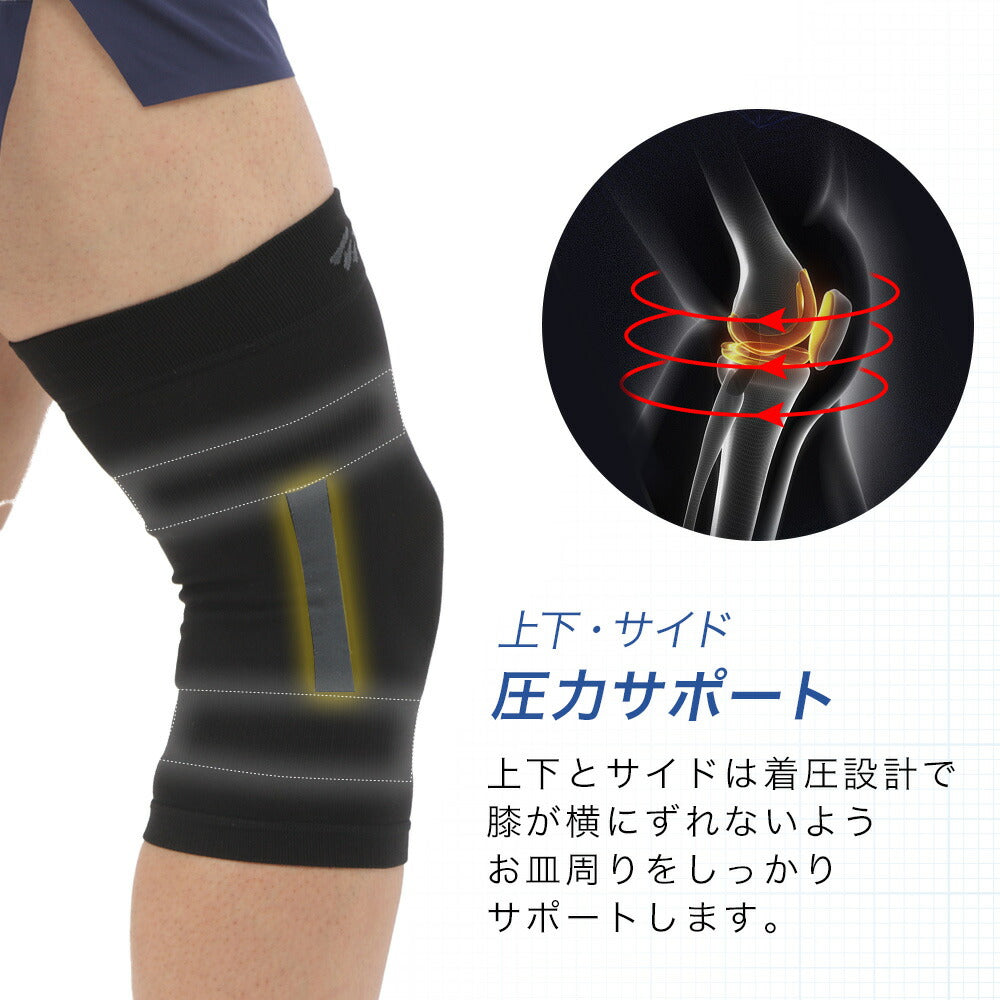 \SALE レビュー&応募で+1枚プレゼント/ 膝サポーター強圧
