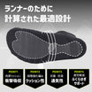 ＼SALE レビュー＆応募で＋１枚プレゼント／超衝撃吸収ランニングソックス ロングタイプ